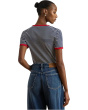 Striped Stretch Cotton Tee