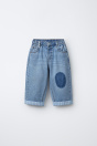Zara МЕШКОВАТЫЕ ДЖИНСЫ С НАКОЛЕННИКАМИ 501652831-427-18