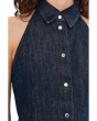 Halter Long Shirt Dress