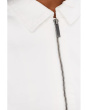 Dylan-Zip Front Jacket with Pleat Detail