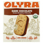 Olyra, печенье с кремом на завтрак, со вкусом темного шоколада, 4 упаковки On the Go, 150 г (5,3 унции)