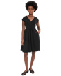 Fit-and-Flare Crossover Dress