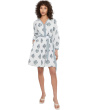 Mosaic Shores Long Sleeve Short Dress