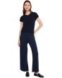 High V-Neck Short Sleeve
