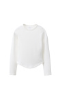 Zara ОДНОТОННАЯ РУБАШКА С МОДАЛЬНЫМ белым принтом.