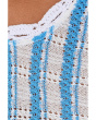 Beachy High Neck Crochet Lace Belter Dress