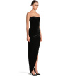 Strapless Side Drape Gown