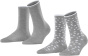 FALKE Damen Irregular Dot 2-pack W So Socken (2er Pack)