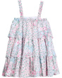 Bold Floral Tiered Dress (Toddler/Little Kid/Big Kid)