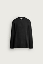 Zara РУБАШКА С ВАФЕЛЬНЫМ УЗОРОМ черного цвета