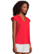Sleeveless Ruffle Top
