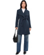 Crepe Belted Drape Front