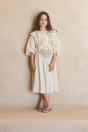 Zara 6-10 ЛЕТ / БЛУЗКА С ДЕКОРАТИВНЫМИ СКЛАДКАМИ И КРУЖЕВАМИ ИЗ ХЛОПКА И ЛЬНА ОГРАНИЧЕННЫМ ТИРАЖОМ 529285355-712-6