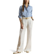 Petite Classic Fit Striped Broadcloth Shirt