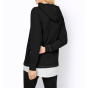 Heine толстовка 2-в-1 м.Блузка, черно-белая_
