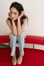 Zara КОЖАНАЯ БАЛЕРИНА В СБОРКЕ 537259584-050-35