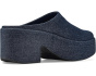 Platfforms Denim Heeled Mules