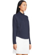 1/2-zip Quilted Knit Pullover