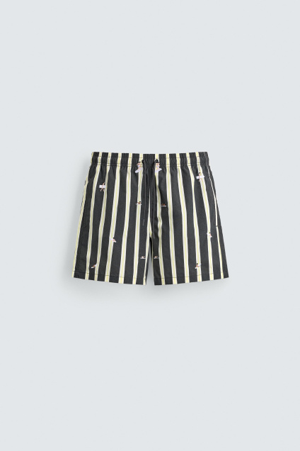 Zara ШОРТЫ ДЛЯ ПЛАВАНИЯ С ВЫШИВКОЙ 495693847-802-3