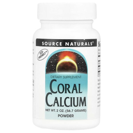 Source Naturals, коралловый кальций, порошок, 56,7 г (2 унции)