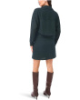 Wide Sleeve Cropped Crew Neck Jacket