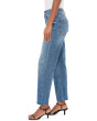 Petite Avery High-Rise Fab Ab Easy Straight Leg Raw Hem