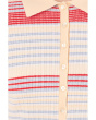 Giselle Textured Stripe Polo
