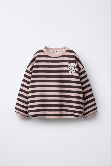 Zara Полосатая ТОЛСТОВКА НАОН ЧЖОН 498899763-700-18