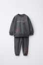 Zara Человек-паук MARVEL Jogger-набор из антрацита