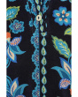 The Janie Favorite Button Neck Tee- Delmira