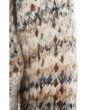 Fawn Open Stitch Stripe Pullover