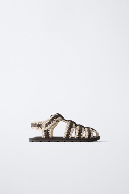 Zara САНДАЛИИ С РЕМЕШКАМИ 503054409-700-22