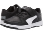 Puma Kids Rebound Layup Lo Synthetic Leather Hook and Loop Sneakers (Little Kid)