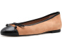 Kara Toe Cap Ballerina Flats