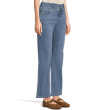 Petite Kennedy High-Rise Straight Jeans with Double Waistband 30"