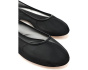 Jayna Leather-Trim Mesh Flats