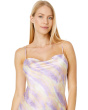 Ikat Tie-Dye Cowl Cami Dress