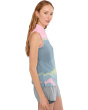 Landscape Print Sleeveless Polo