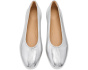 Delicato High-Cut Soft-Leather Ballet Flats