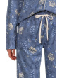 Blue Era Long Sleeve Girlfriend Pajama Set with Lace