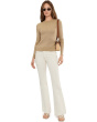 Petite Mini-Cable Crewneck Sweater