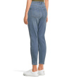 Ankle Mid-rise Skinny Jeans W/ Slit And Rivet Trim
