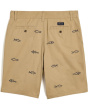 Embroidered Flat Front Shorts (Toddler/Little Kid/Big Kid)