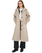 Funnel Neck Maxi Trench