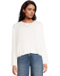 Peach Long Sleeve Bubble Shirt