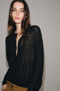 Zara Тонкий КАРДИГАН черного цвета