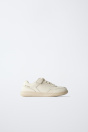 Zara КОЖАНЫЕ КРОССОВКИ BAREFOOT Сломанный белый?