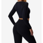 Gym King Женский спортивный топ Peach Luxe с длинным рукавом Performance Gym Top