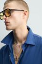 Zara РУБАШКА ИЗ СТРУЯЩЕЙСЯ ТКАНИ - РАССЛАБЛЕННАЯ ПОСАДКА 519212592-420-2