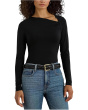 Stretch Jersey Asymmetrical Top